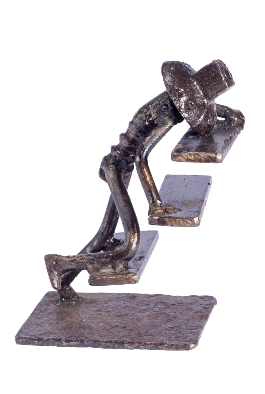 Climbing Person sculpture