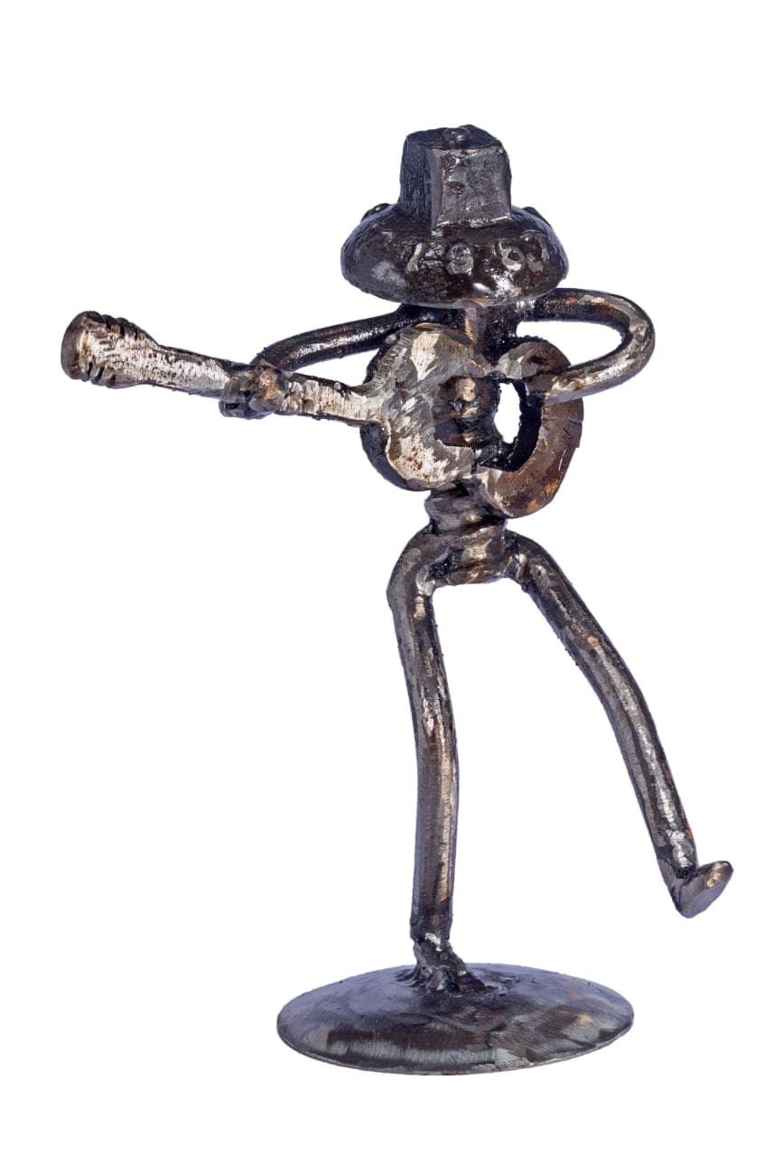 Guitar Person sculpture