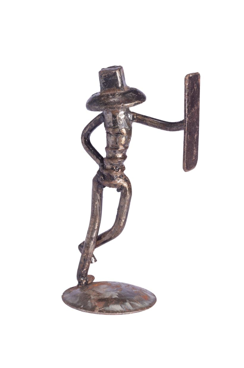 Leaning Person sculpture