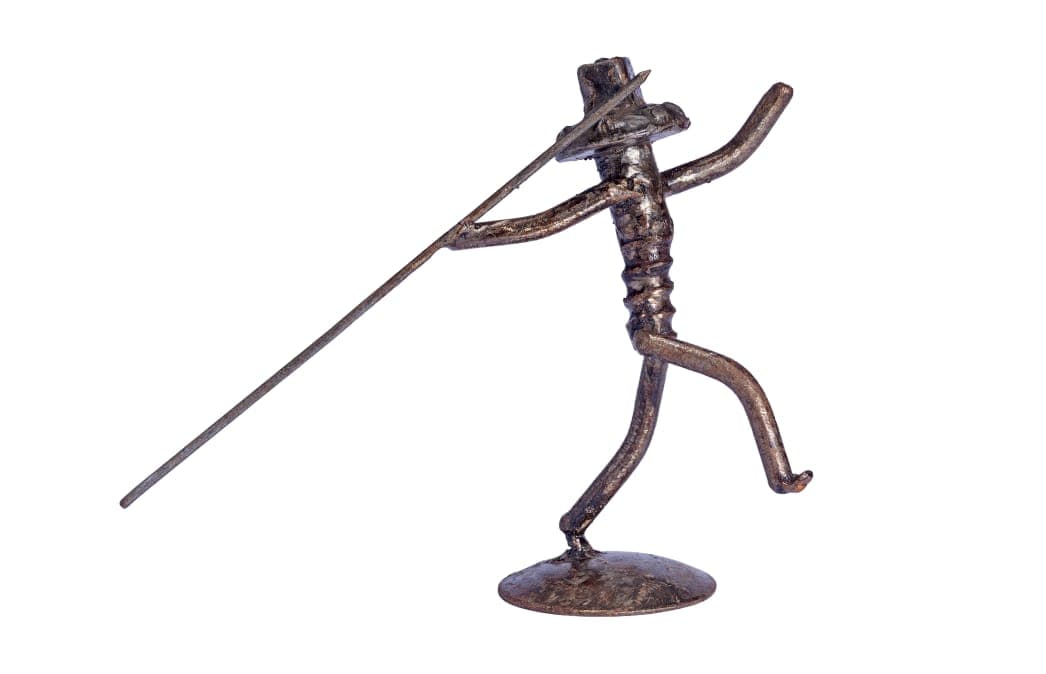 Olympian Series - Javelin Person sculpture