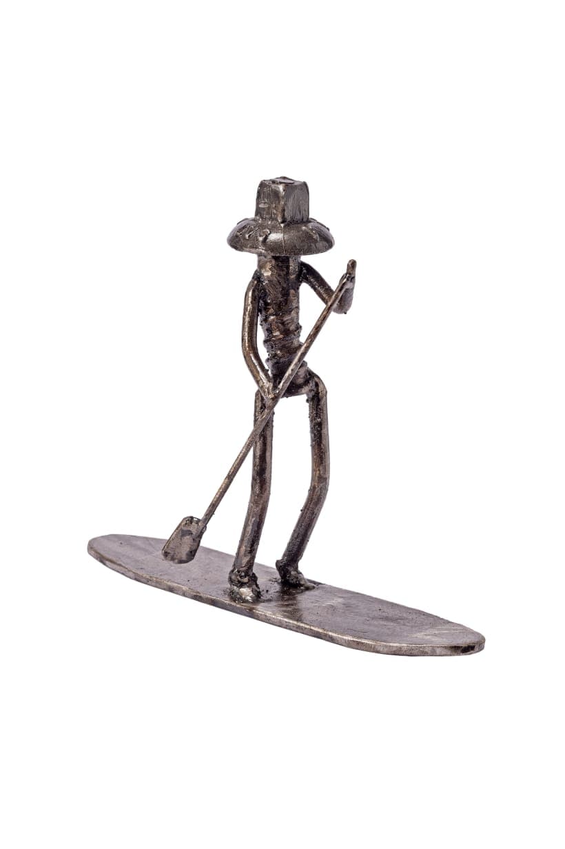 Paddle Boat Person sculpture