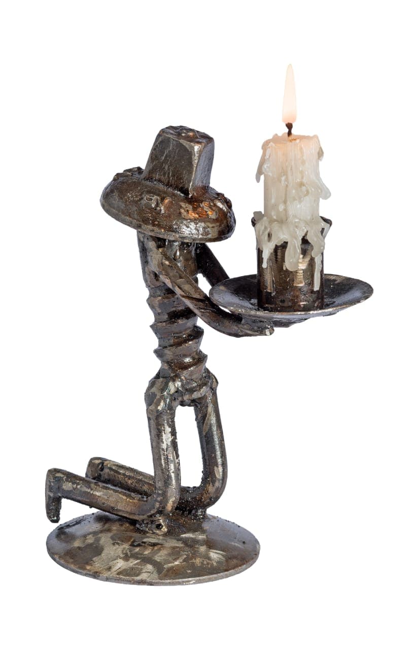 Prayer Series - Candle Person sculpture