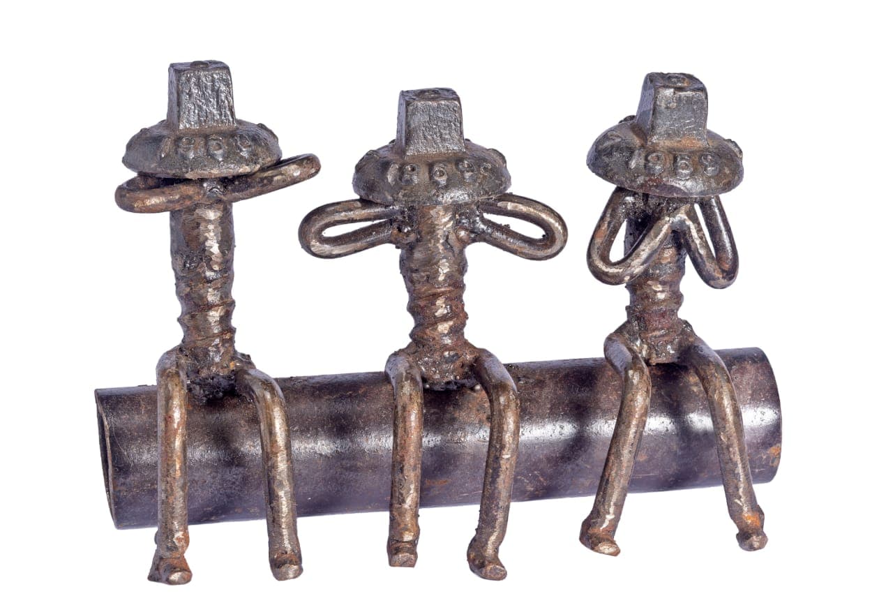 See, Hear, Say People sculpture